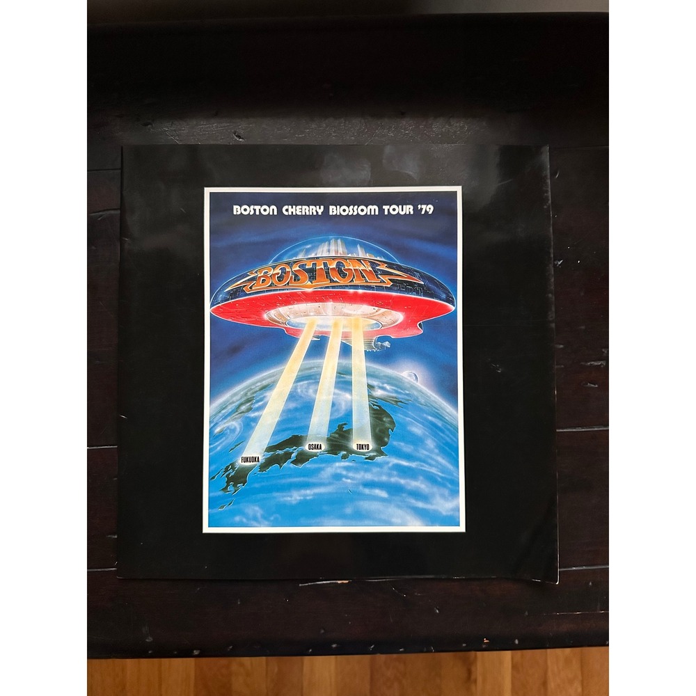 Vintage Boston Cherry Blossom Tour 1979 Japan Program Rare Rock Memorabilia